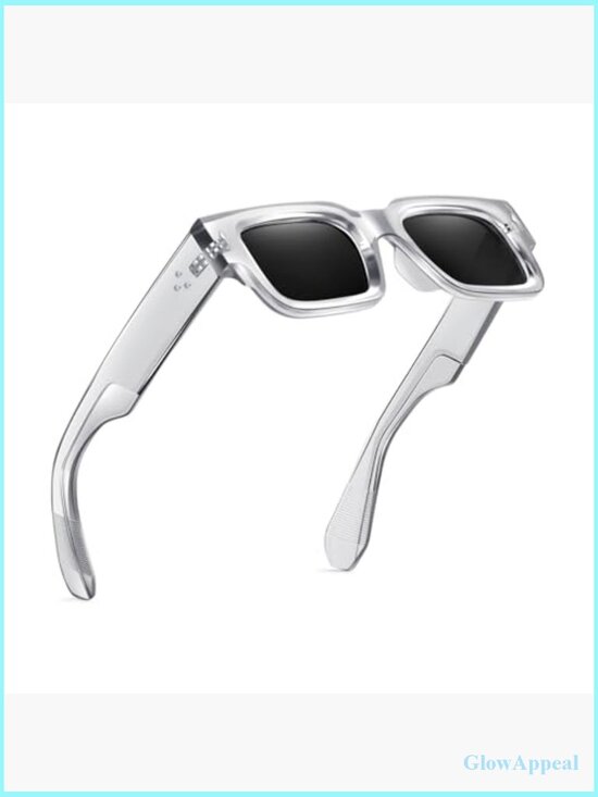 Square Frame Sunglasses Chunky Rectangle Sun Shades UV400 Protection